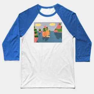 Asia coast in the evening Baseball T-Shirt